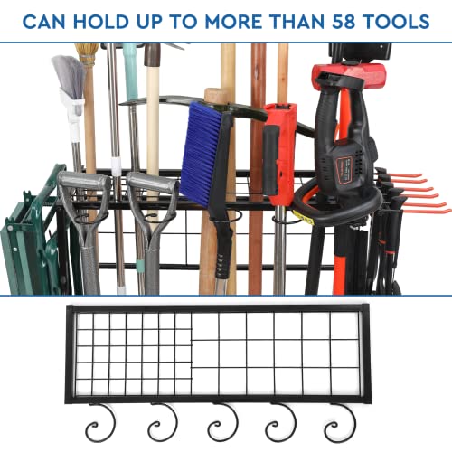 WEYIMILA Garden Tool Organizer for Garage, Yard Tool Storage, Gard...