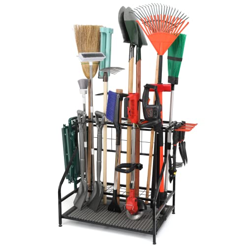 WEYIMILA Garden Tool Organizer for Garage, Yard Tool Storage, Gard...