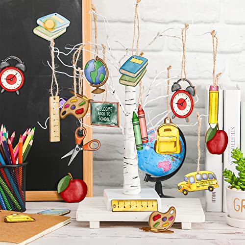 Back to School Wooden Ornament Back to School Party Hanging Decor ...