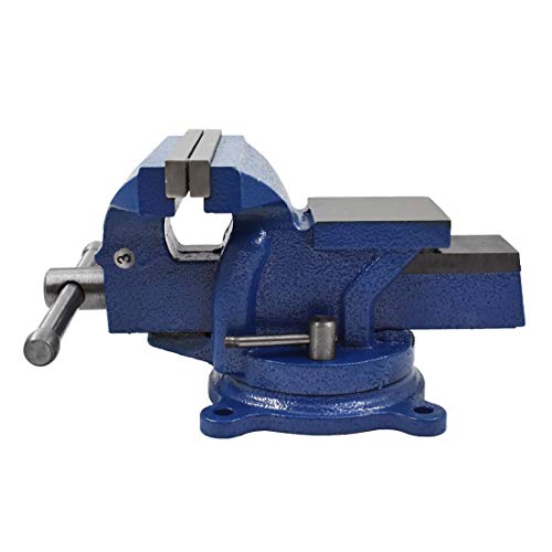 4 Bench Vise Table Top Clamp Press Locking Swivel Base Heavy-Duty...