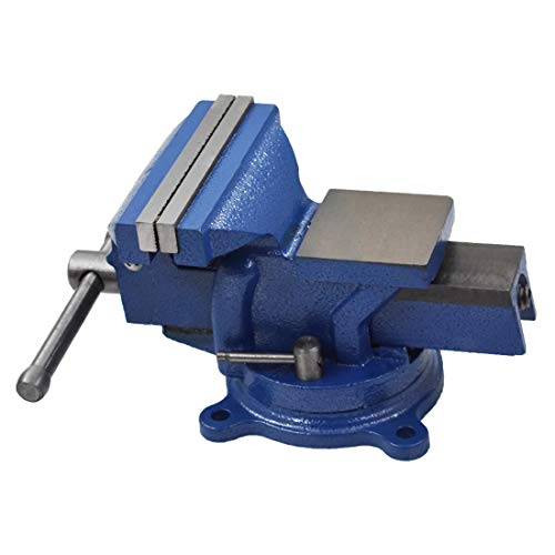 6 Bench Vise Table Top Clamp Press Locking Swivel Base Heavy-Duty...