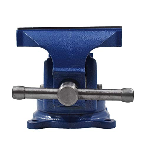 6 Bench Vise Table Top Clamp Press Locking Swivel Base Heavy-Duty...