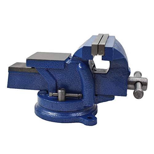 6 Bench Vise Table Top Clamp Press Locking Swivel Base Heavy-Duty...