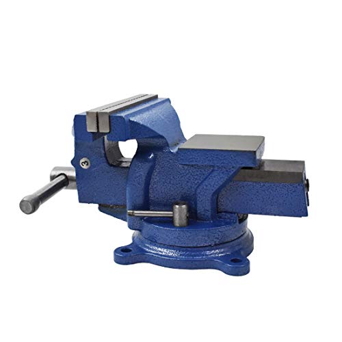 6 Bench Vise Table Top Clamp Press Locking Swivel Base Heavy-Duty...