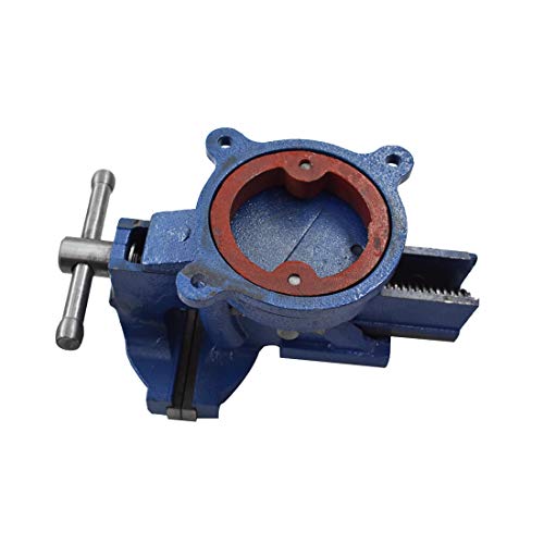 6 Bench Vise Table Top Clamp Press Locking Swivel Base Heavy-Duty...