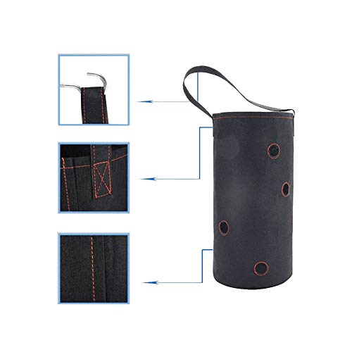 Wgd Daizi 1pc Hanging Strawberry Planting Bags, Non-Woven Strawber...