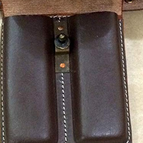 US WWII M1916 .45 Leather Holster - Adjustable Belt & 2 MAG. Pouch...