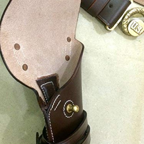 US WWII M1916 .45 Leather Holster - Adjustable Belt & 2 MAG. Pouch...