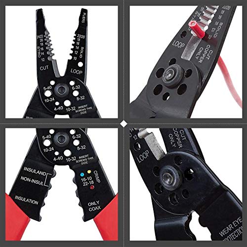 WGGE WG-015 Professional crimping tool/Multi-Tool Wire Stripper an...