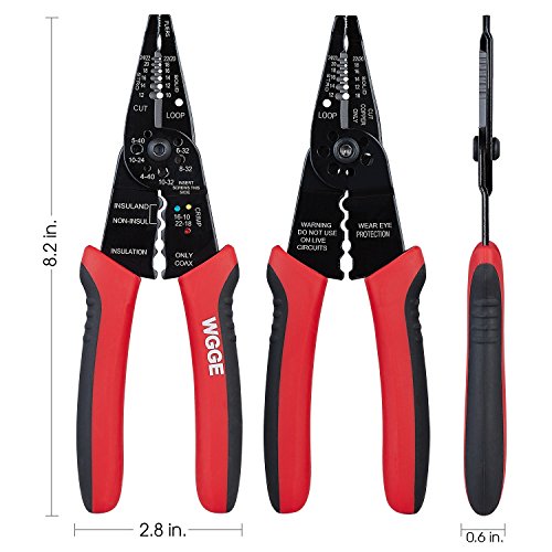 WGGE WG-015 Professional crimping tool/Multi-Tool Wire Stripper an...