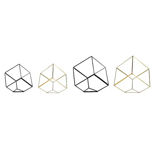WGV Geometric Planter Terrarium, Width 8 Height 8.5 Clear Glass ...