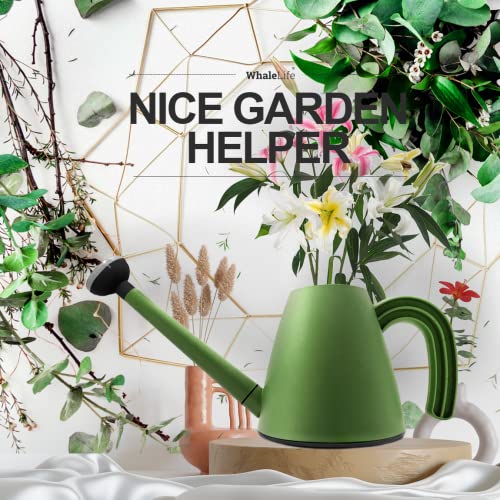 Watering Can for Indoor and Outdoor Plants 1/2 Gallon Plastic, Lon...