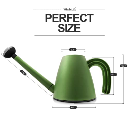 Watering Can for Indoor and Outdoor Plants 1/2 Gallon Plastic, Lon...