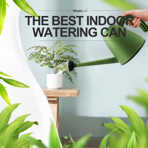 Watering Can for Indoor and Outdoor Plants 1/2 Gallon Plastic, Lon...