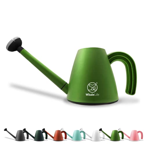 Watering Can for Indoor and Outdoor Plants 1/2 Gallon Plastic, Lon...