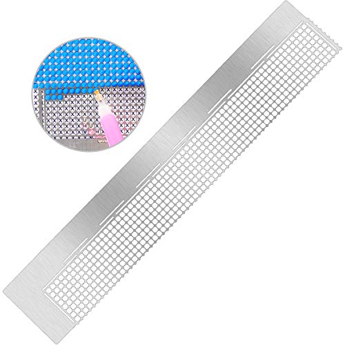 Whaline Diamond Painting Tool Stainless Steel Ruler Diamond Drawin...