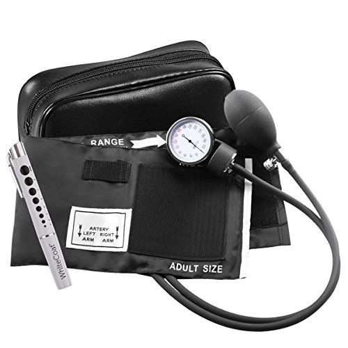 White Coat Deluxe Aneroid Sphygmomanometer Professional Blood Pres...