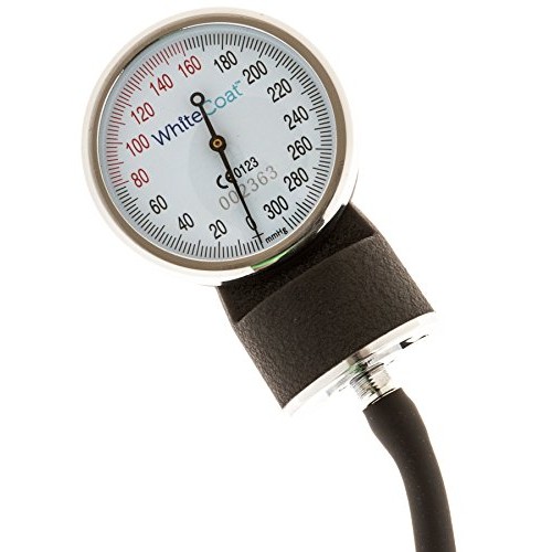 White Coat Deluxe Aneroid Sphygmomanometer Professional Blood Pres...