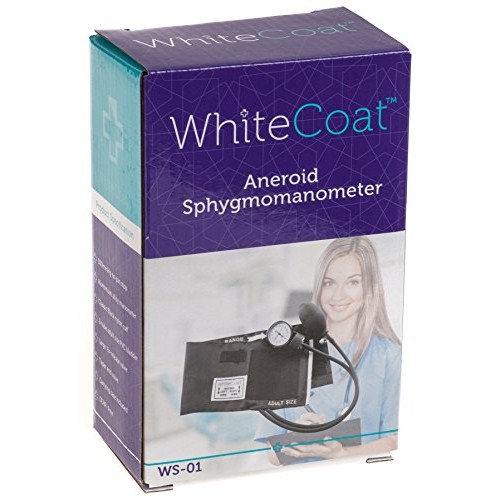 White Coat Deluxe Aneroid Sphygmomanometer Professional Blood Pres...