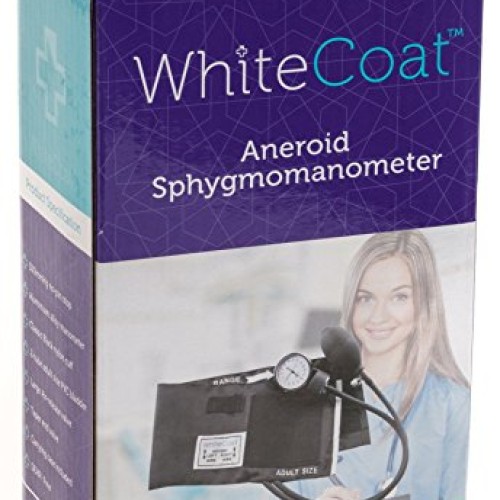 White Coat Deluxe Aneroid Sphygmomanometer Professional Blood Pres...