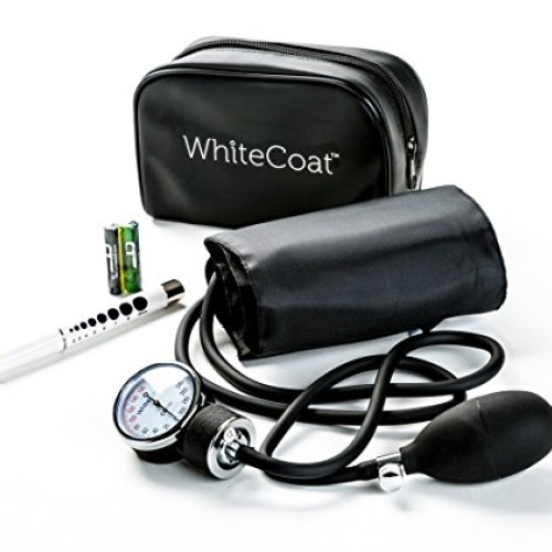 White Coat Deluxe Aneroid Sphygmomanometer Professional Blood Pres...