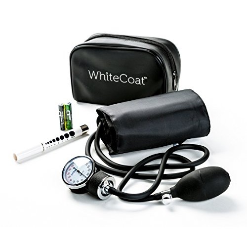 White Coat Deluxe Aneroid Sphygmomanometer Professional Blood Pres...