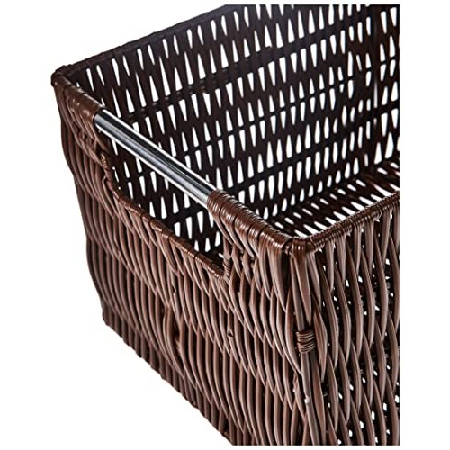 Whitmor Rattique Small Storage Tote Java