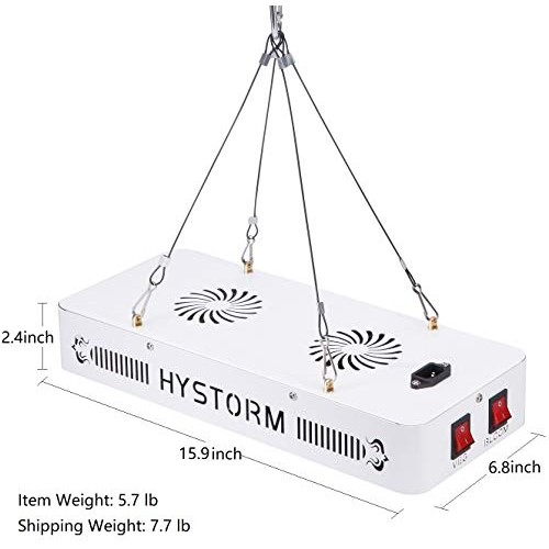 HYSTORM HY 600W LED Grow Light Sunlike Full Spectrum LED Growing L...