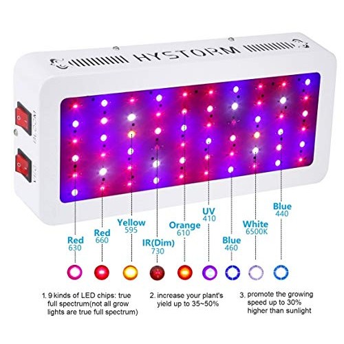 HYSTORM HY 600W LED Grow Light Sunlike Full Spectrum LED Growing L...