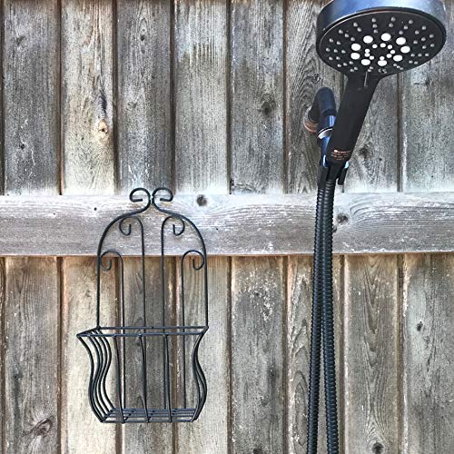 French Country Wall Baskets for Plants, Set of 2, Crested Arabesqu...