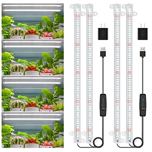 Wiaxulay LED Plant Grow Light Strips, 6000K Full Spectrum Grow Lig...