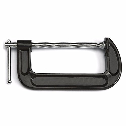 Wideskall 6 x 2.25 inch Heavy Duty Malleable C Clamp Pack of 2