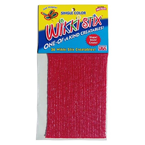 WikkiStix WIKKI-829 6-Inch Molding and Sculpting Stick, Red, 36-Pack