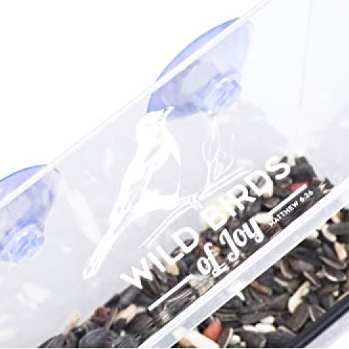 Wild Birds of Joy Window Bird Feeder with Strong Suction Cups and ...