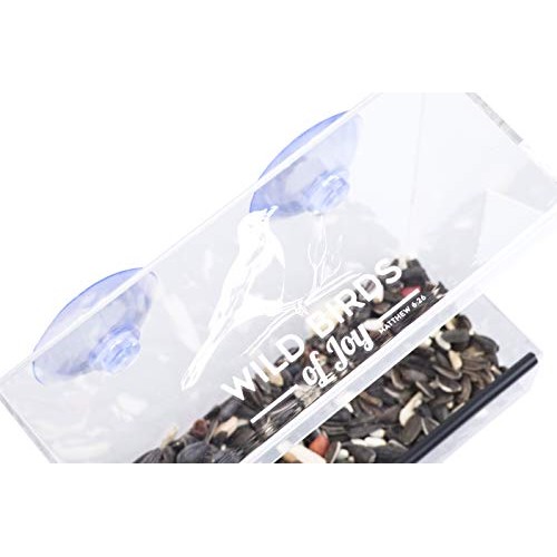 Wild Birds of Joy Window Bird Feeder with Strong Suction Cups and ...