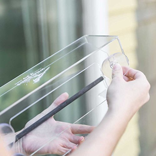 Wild Birds of Joy Window Bird Feeder with 4 Super Strong Suction C...