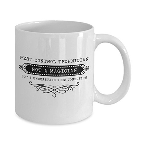 Pest Control Technician Coffee Mug Ceramic Tea Cup Gift for Pest C...
