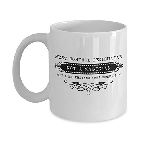 Pest Control Technician Coffee Mug Ceramic Tea Cup Gift for Pest C...