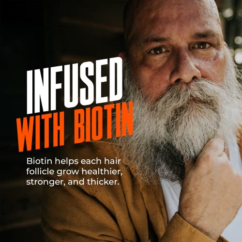 Beard Growth Serum with Biotin & Caffeine by Wild Willies - Natura...