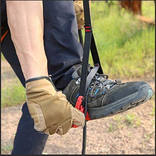 Adjustable Climbing Ascender Sling Foot Loop Ascender Webbing Slin...