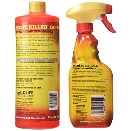 Wildlife Research Scent Killer Gold Spray Combo Pack, 44-Ounce