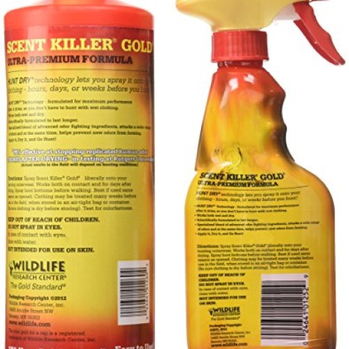 Wildlife Research Scent Killer Gold Spray Combo Pack, 44-Ounce