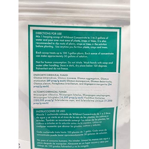 Wildroot Organic Mycorrhizal Fungi Concentrate 16 Species Endo &...
