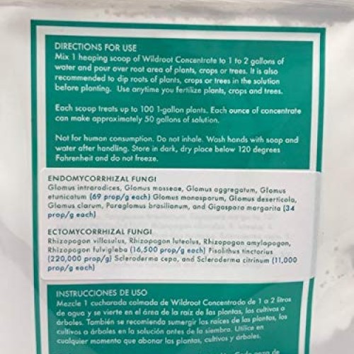 Wildroot Organic Mycorrhizal Fungi Concentrate 16 Species Endo &...