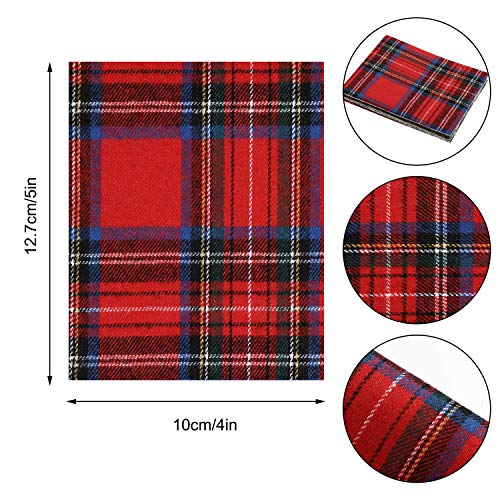 20 Pieces Iron-on Plaid Patches Buffalo Fabric Plaid Patches Heat ...