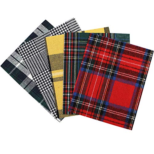 20 Pieces Iron-on Plaid Patches Buffalo Fabric Plaid Patches Heat ...