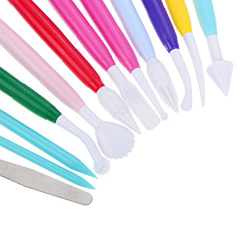 Willbond 12 Pieces Clay Modeling Tools Clay Shaping Sculpting Tool...