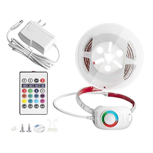 Under Bed Light, WILLED RGB Color Changing 5ft LED Strip with Moti...