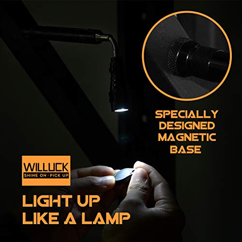 Gifts for Men Him Grandpa,Magnetic Pickup Tool with LED,Fathers Da...