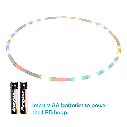 36 inch LED Hoop, willway 28 Color Strobing and Changing Hoop Ligh...